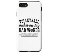 Carcasa para iPhone SE (2020) / 7/8 Voleibol me Hace Decir Malas Palabras Divertido Voleibol Humor