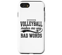 Carcasa para iPhone SE (2020) / 7/8 Voleibol me Hace Decir Malas Palabras Funny Volleyball Broma