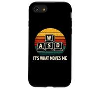 Carcasa para iPhone SE (2020) / 7/8 WASD es lo Que me Mueve Divertido PC Gamer Teclado MMO FPS