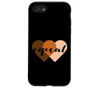 Carcasa para iPhone SE (2020) / 7/8 We Are All Equal One People One Heart, Equality Unity Hearts