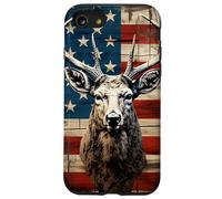 Carcasa para iPhone SE (2020) / 7/8 Whitetail Deer Buck Hunting Vintage Hunter American USA
