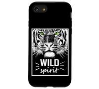 Carcasa para iPhone SE (2020) / 7/8 Wild Spirit Tiger Quotes Summer Illustration Graphic Design