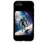 Carcasa para iPhone SE (2020) / 7/8 Wild Wendigo Skinwalker in Space Illustration Graphic Design