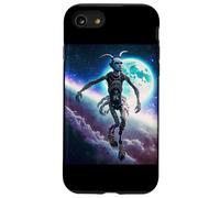 Carcasa para iPhone SE (2020) / 7/8 Wild Wendigo Skinwalker in Space Illustration Graphic Design