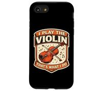 Carcasa para iPhone SE (2020) / 7/8 Yo toco el violín eso es lo Que Hago Profesor Violinista Vintage