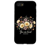 Carcasa para iPhone SE (2020) / 7/8 You Are Loved Romans 5:8 Cristiano Floral Fe Religioso