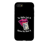 Carcasa para iPhone SE (2020) / 7/8 You Gotta Lick It Before You Stick It Funny Adult Joke