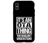 Carcasa para iPhone X/XS 太田苗字名字 An OTA Thing You Wouldn't Understand Family Name