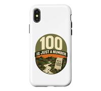 Carcasa para iPhone X/XS 100 es Solo un número de Ultramarathon Trail Badge