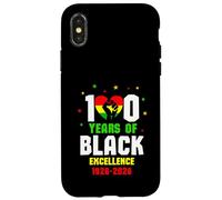 Carcasa para iPhone X/XS 100 Years of Black Excellence 1926-2026 Celebration African