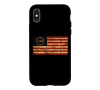 Carcasa para iPhone X/XS 1776 US Flag We The People Distressed USA United States