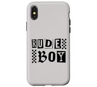 Carcasa para iPhone X/XS 2 Tonos Ska Rude Boy Cuadros