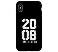 Carcasa para iPhone X/XS 2008 edición Limitada cumpleaños Vendimia niña niño