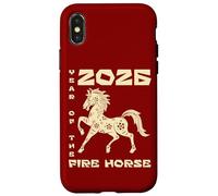 Carcasa para iPhone X/XS 2026 Lunar Chinese New Year Fire Horse