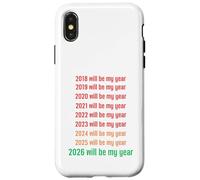 Carcasa para iPhone X/XS 2026 Will Be My Year Funny New Year 2026