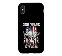 Carcasa para iPhone X/XS 250 Aniversario de los Estados Unidos Patrióticos de 2026, 250, 4 de Julio, Cosecha