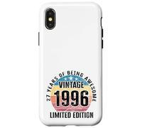 Carcasa para iPhone X/XS 27 cumpleaños Año de Nacimiento 1996 Edición Limitada