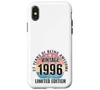 Carcasa para iPhone X/XS 27 cumpleaños Año de Nacimiento 1996 Edición Limitada