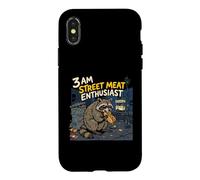 Carcasa para iPhone X/XS 3 Am Street Meat Entusiasta Night Owl Foodie