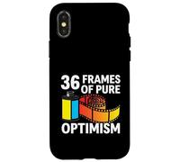 Carcasa para iPhone X/XS 36 Frames of Pure Optimism 35mm Film Photography Analog CAM