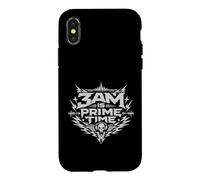 Carcasa para iPhone X/XS 3AM Is Prime Time Rave Techno Festival Oscuridad Brutal