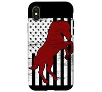 Carcasa para iPhone X/XS 4 de Julio EE.UU. Rutas a Caballo