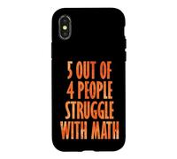 Carcasa para iPhone X/XS 5 de Cada 4 Personas Tienen Problemas con Las matemáticas