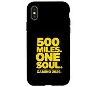 Carcasa para iPhone X/XS 500 Miles One Soul Camino De Santiago 2026 Pilgrim St James