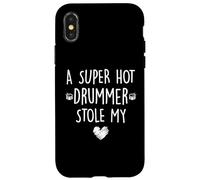 Carcasa para iPhone X/XS A Super Hot Drummer Stole My Heart