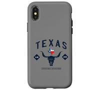 Carcasa para iPhone X/XS Abanico Vintage de Texas 1845, Estados Unidos