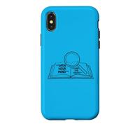 Carcasa para iPhone X/XS Abre tu Mente Encuentra la Verdad Pensador crítico