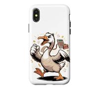 Carcasa para iPhone X/XS Accountant Goose Honk if You Love Numbers CPA
