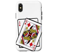 Carcasa para iPhone X/XS Ace & Queen of Diamonds 21st Birthday Twenty One Years Old