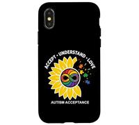Carcasa para iPhone X/XS Aceptar Comprender Amar Aceptación del Autismo