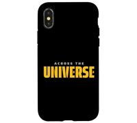 Carcasa para iPhone X/XS Across The Universe Space Travel Illustration Graphic Design
