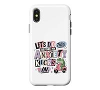 Carcasa para iPhone X/XS Actúa Ahora Antes de Que la ansiedad comience en Frog Scooter