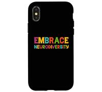 Carcasa para iPhone X/XS ADHD Autism ASD Embrace Neurodiversity