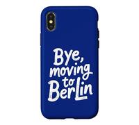 Carcasa para iPhone X/XS Adiós, Mudarse a Berlín