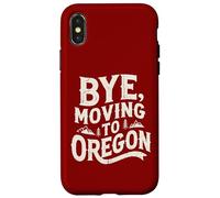 Carcasa para iPhone X/XS Adiós, Mudarse a Oregon
