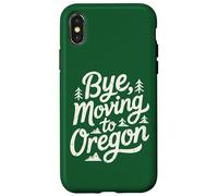Carcasa para iPhone X/XS Adiós, Mudarse a Oregon