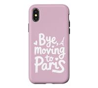 Carcasa para iPhone X/XS Adiós, Mudarse a París