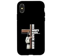 Carcasa para iPhone X/XS Adivina quién está de Vuelta de Nuevo Jesús Viernes Santo Día de Pascua