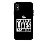 Carcasa para iPhone X/XS After Lives Matter for Ghost Hunting Investigador Paranormal