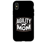 Carcasa para iPhone X/XS Agility Mom, Divertido Perro, Amante de la Agilidad
