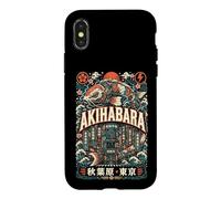Carcasa para iPhone X/XS Akihabara Mecánica Koi Futuro Distrito Tokio Japón Gráfico