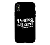 Carcasa para iPhone X/XS Alabado Sea el Señor Oh My Soul Worship Leader Christian