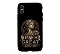 Carcasa para iPhone X/XS Alejandro Magno El Conquistador Mundial