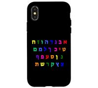 Carcasa para iPhone X/XS Aleph Bet Letras del Alfabeto Hebreo Israel judío