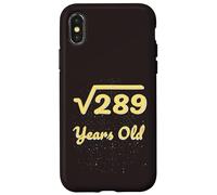Carcasa para iPhone X/XS Álgebra matemática de raíz Cuadrada de 17 años 289 años 2009