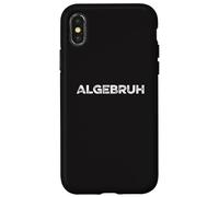 Carcasa para iPhone X/XS Álgebruh Ecuaciones Matemáticas Divertido Álgebra Profesor Matemático